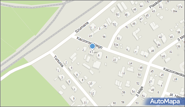 Swarzędz, Kaczorowskiego Teofila, 4a, mapa Swarzędz