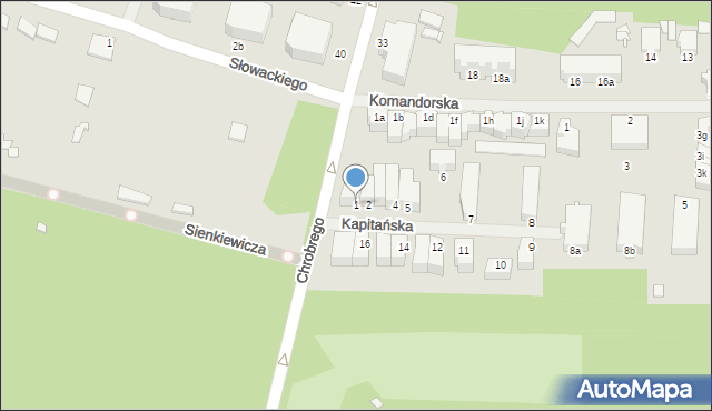Świnoujście, Kapitańska, 1, mapa Świnoujście