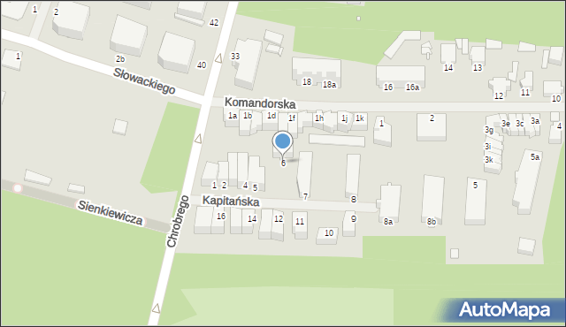 Świnoujście, Kapitańska, 6, mapa Świnoujście