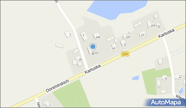 Szemud, Kartuska, 32, mapa Szemud