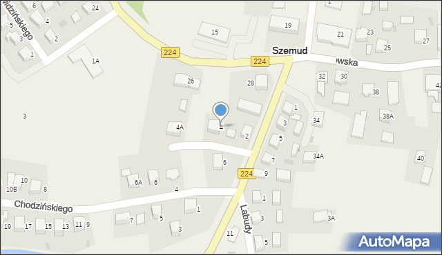 Szemud, Kartuska, 4, mapa Szemud