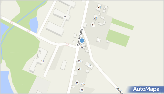 Szpęgawsk, Kasztanowa, 22, mapa Szpęgawsk