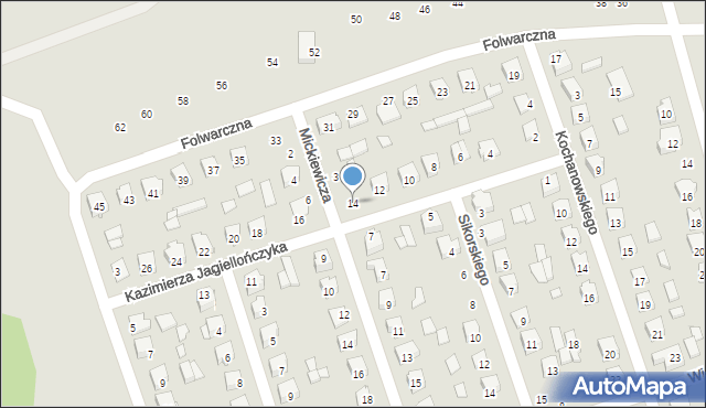 Szydłowiec, Kazimierza Jagiellończyka, 14, mapa Szydłowiec