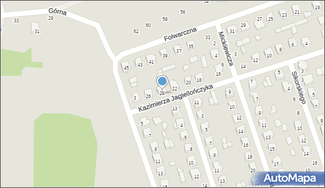 Szydłowiec, Kazimierza Jagiellończyka, 24, mapa Szydłowiec