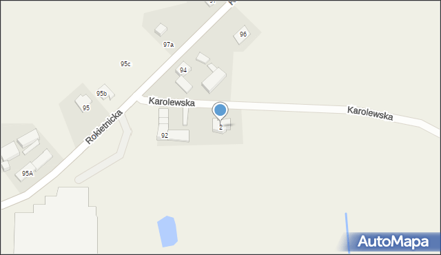 Tarnowo Podgórne, Karolewska, 2, mapa Tarnowo Podgórne