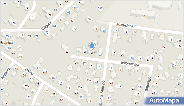 Tczew, Kazimierza Jagiellończyka, 16, mapa Tczew