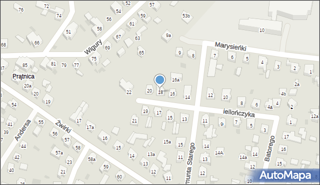 Tczew, Kazimierza Jagiellończyka, 18, mapa Tczew