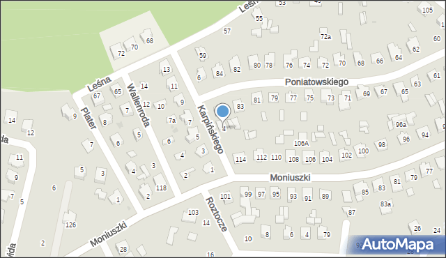 Tomaszów Lubelski, Karpińskiego, 4, mapa Tomaszów Lubelski