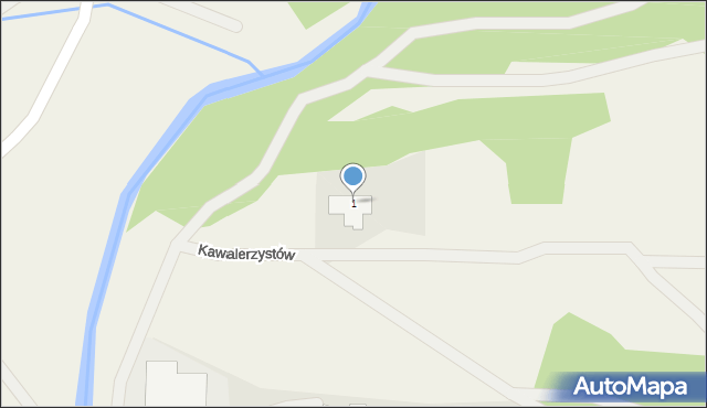 Trepcza, Kawalerzystów, 1, mapa Trepcza