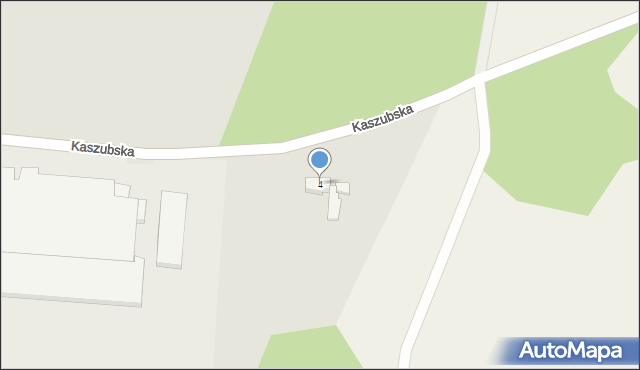 Tuczno, Kaszubska, 4, mapa Tuczno