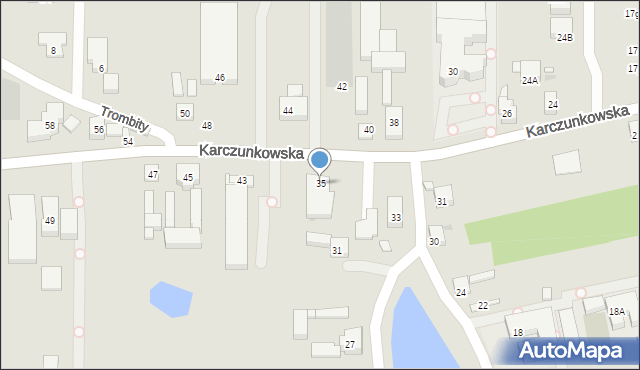 Warszawa, Karczunkowska, 35, mapa Warszawy