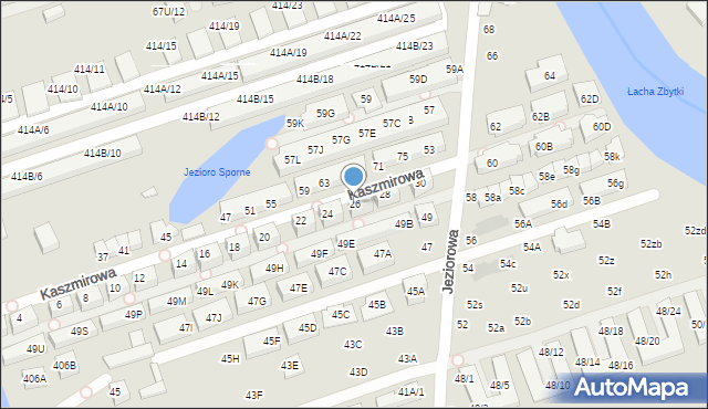 Warszawa, Kaszmirowa, 26, mapa Warszawy