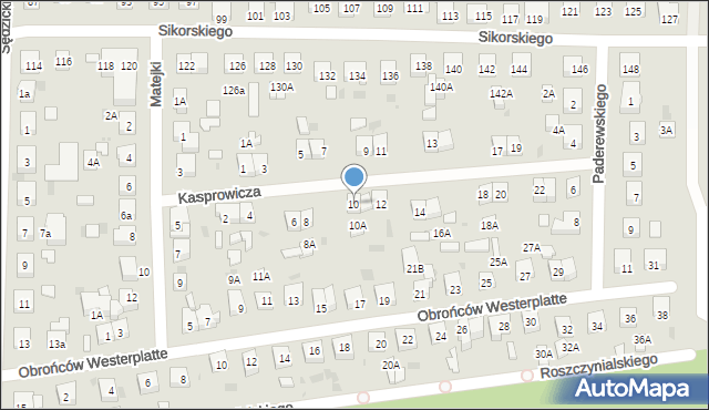 Wejherowo, Kasprowicza Jana, 10, mapa Wejherowo