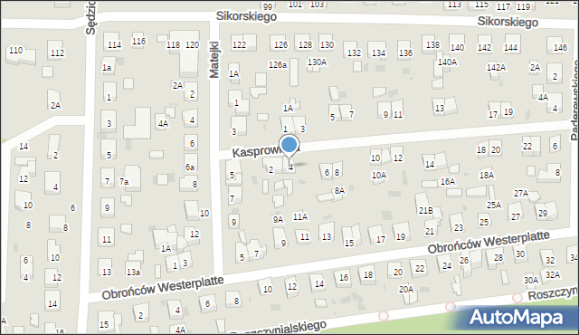 Wejherowo, Kasprowicza Jana, 4, mapa Wejherowo