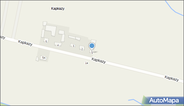 Wiącka, Kapkazy, 1, mapa Wiącka