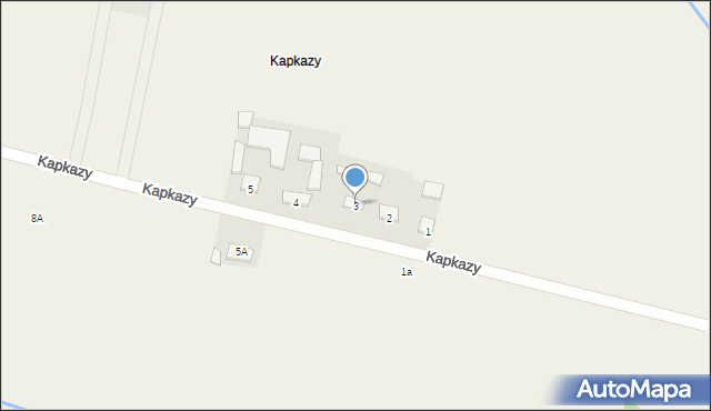 Wiącka, Kapkazy, 3, mapa Wiącka