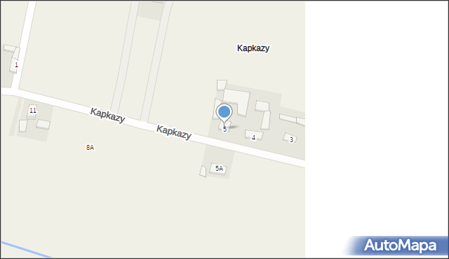 Wiącka, Kapkazy, 5, mapa Wiącka