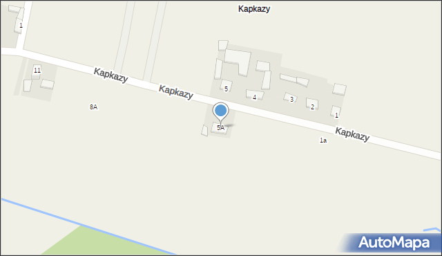 Wiącka, Kapkazy, 5A, mapa Wiącka