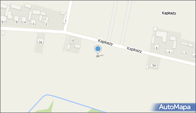 Wiącka, Kapkazy, 8A, mapa Wiącka