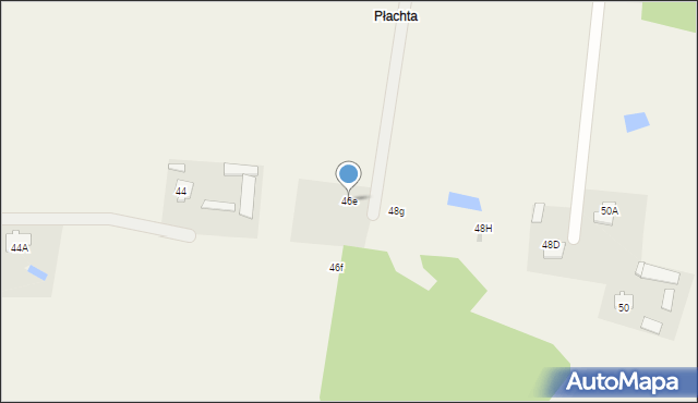 Wiązowna, Kącka, 46e, mapa Wiązowna