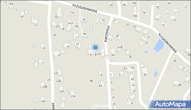 Wieliczka, Kaczeńce, 4, mapa Wieliczka