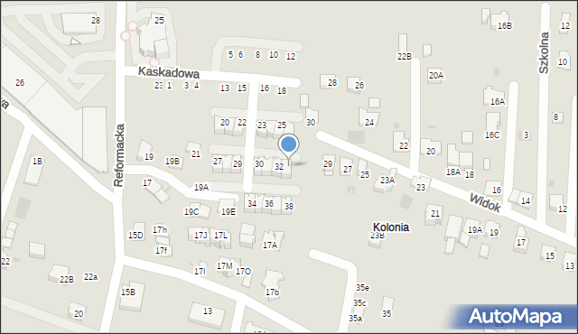 Wieliczka, Kaskadowa, 33, mapa Wieliczka