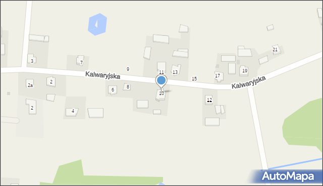 Wiżajny, Kalwaryjska, 10, mapa Wiżajny