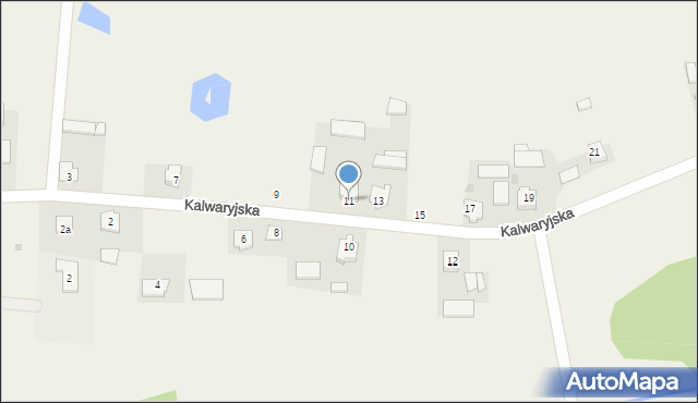 Wiżajny, Kalwaryjska, 11, mapa Wiżajny