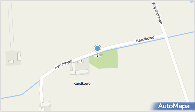 Wojciechowo, Karolkowo, 4, mapa Wojciechowo