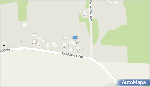 Wolbrom, Kamienna Góra, 12a, mapa Wolbrom