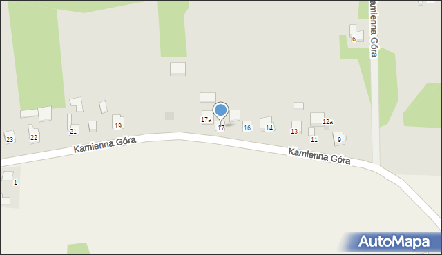 Wolbrom, Kamienna Góra, 17, mapa Wolbrom