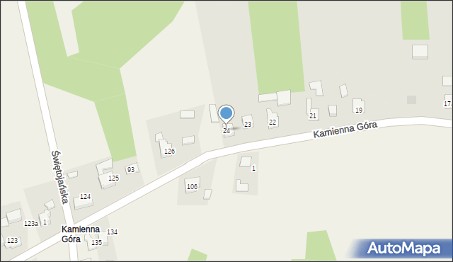 Wolbrom, Kamienna Góra, 24, mapa Wolbrom