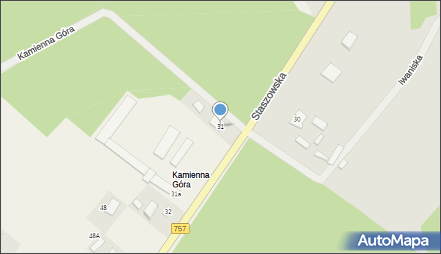 Wzory, Kamienna Góra, 31, mapa Wzory