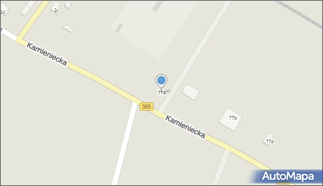 Ząbkowice Śląskie, Kamieniecka, 77A, mapa Ząbkowice Śląskie