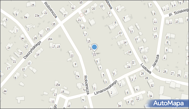 Ząbkowice Śląskie, Kasztanowa, 11, mapa Ząbkowice Śląskie