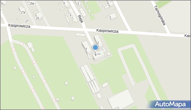 Zabrze, Kasprowicza Jana, 6, mapa Zabrza