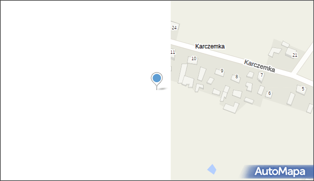 Zalesie, Karczemka, 11b, mapa Zalesie