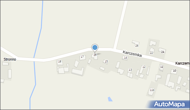Zalesie, Karczemka, 16, mapa Zalesie