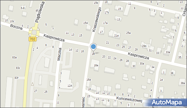 Zgierz, Kasprowicza Jana, 18, mapa Zgierz