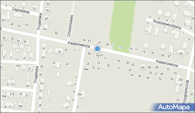 Zgierz, Kasprowicza Jana, 72, mapa Zgierz