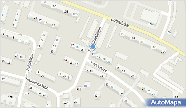Zgorzelec, Karłowicza Mieczysława, 43, mapa Zgorzelec