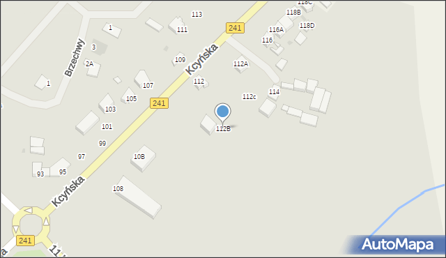 Wągrowiec, Kcyńska, 112B, mapa Wągrowiec