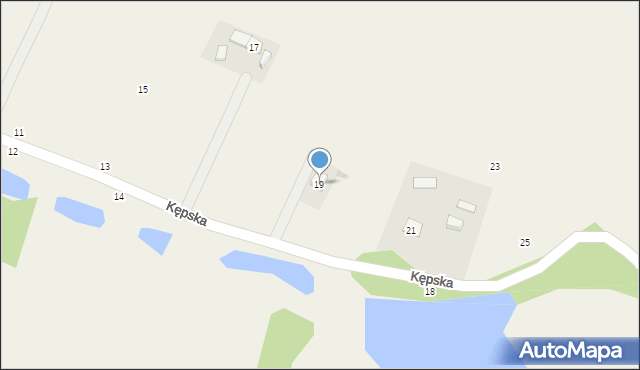 Białobrzegi, Kępska, 19, mapa Białobrzegi