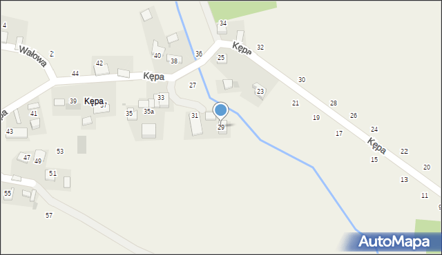 Czernichów, Kępa, 29, mapa Czernichów