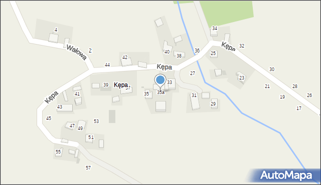 Czernichów, Kępa, 35a, mapa Czernichów