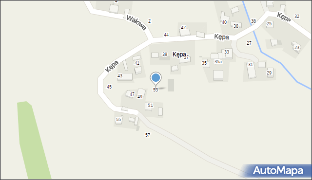 Czernichów, Kępa, 53, mapa Czernichów