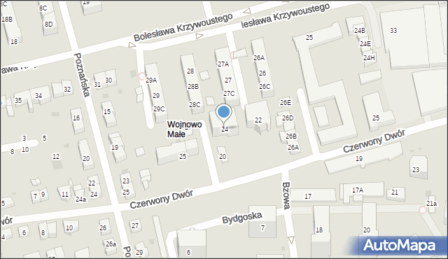Gdańsk, Kętrzyńskiego Wojciecha, 24, mapa Gdańska