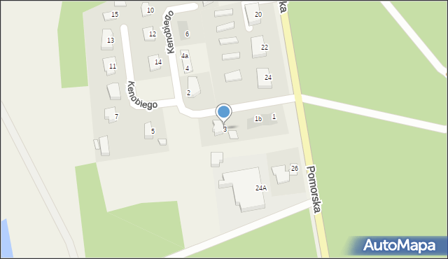 Grabowiec, Kenobiego Obi-Wana, 3, mapa Grabowiec