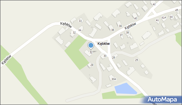 Kębłów, Kębłów, 31, mapa Kębłów