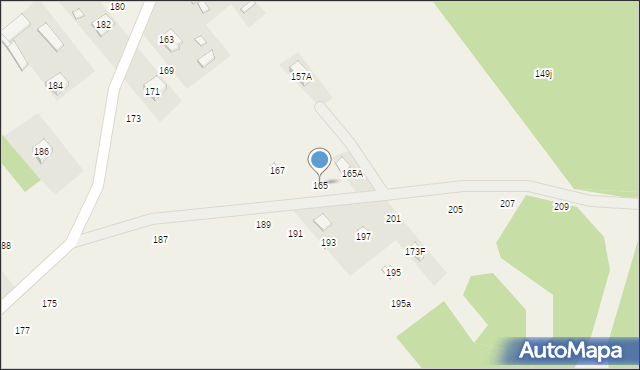 Kędzierówka, Kędzierówka, 165, mapa Kędzierówka